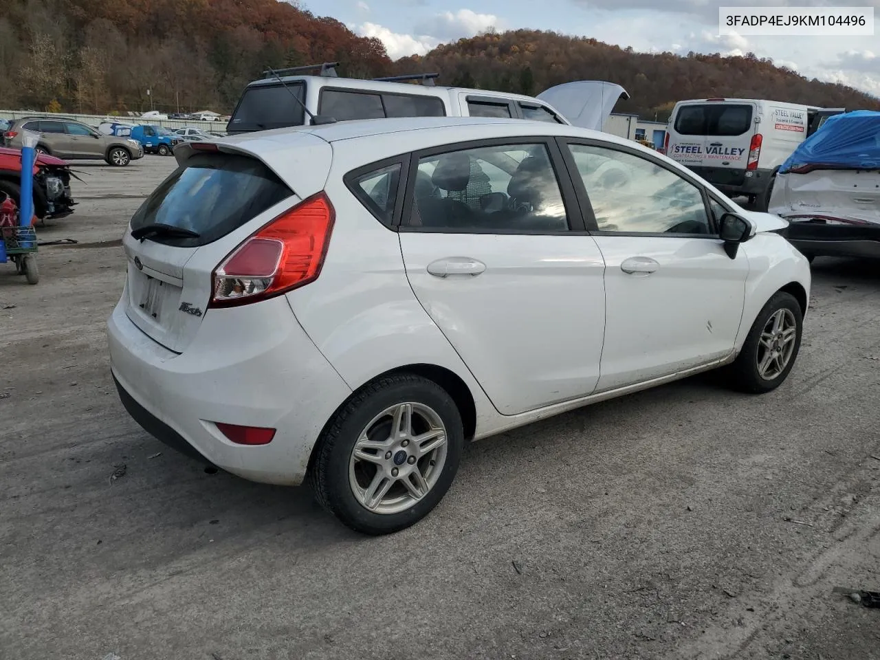 2019 Ford Fiesta Se VIN: 3FADP4EJ9KM104496 Lot: 78978554