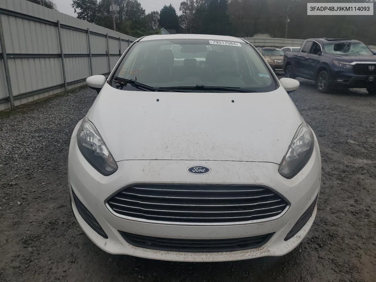 2019 Ford Fiesta Se VIN: 3FADP4BJ9KM114093 Lot: 79517584