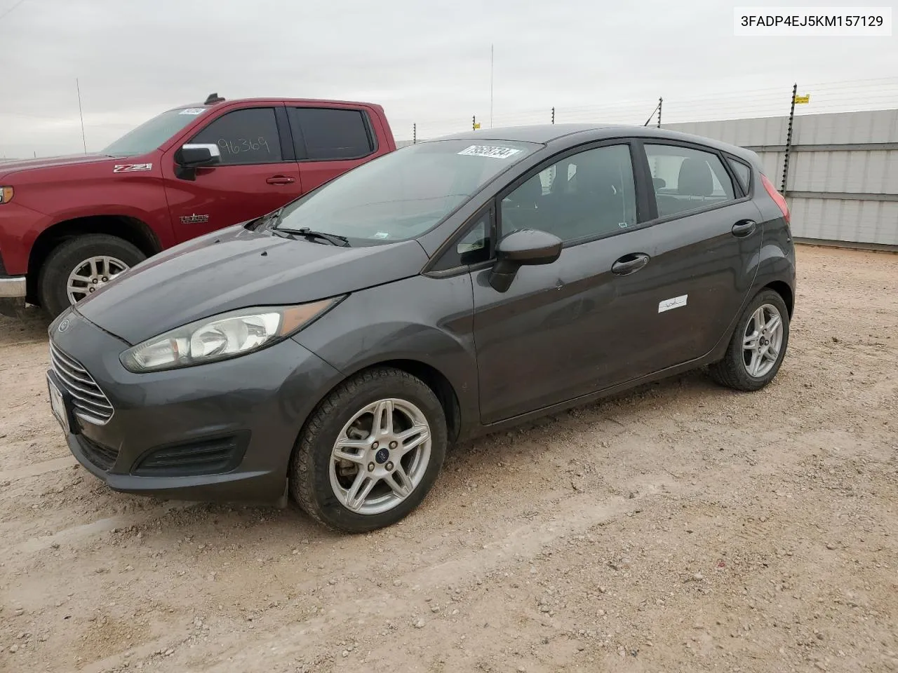 2019 Ford Fiesta Se VIN: 3FADP4EJ5KM157129 Lot: 79528734