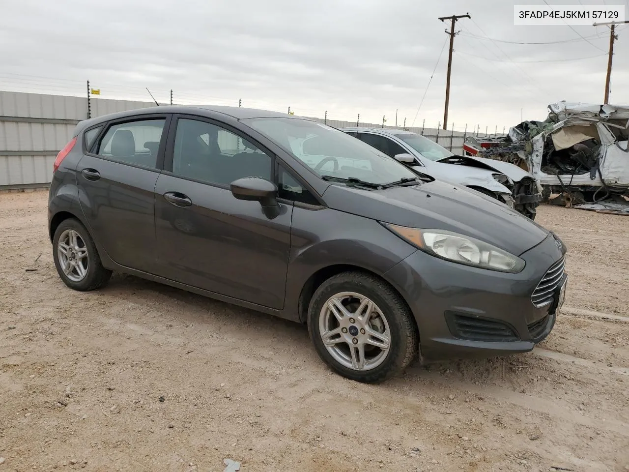 2019 Ford Fiesta Se VIN: 3FADP4EJ5KM157129 Lot: 79528734