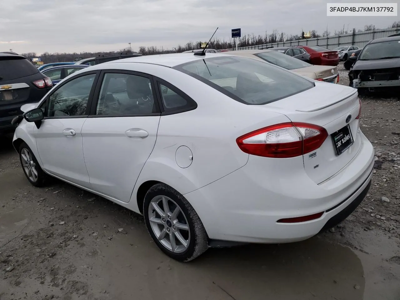 2019 Ford Fiesta Se VIN: 3FADP4BJ7KM137792 Lot: 79580203