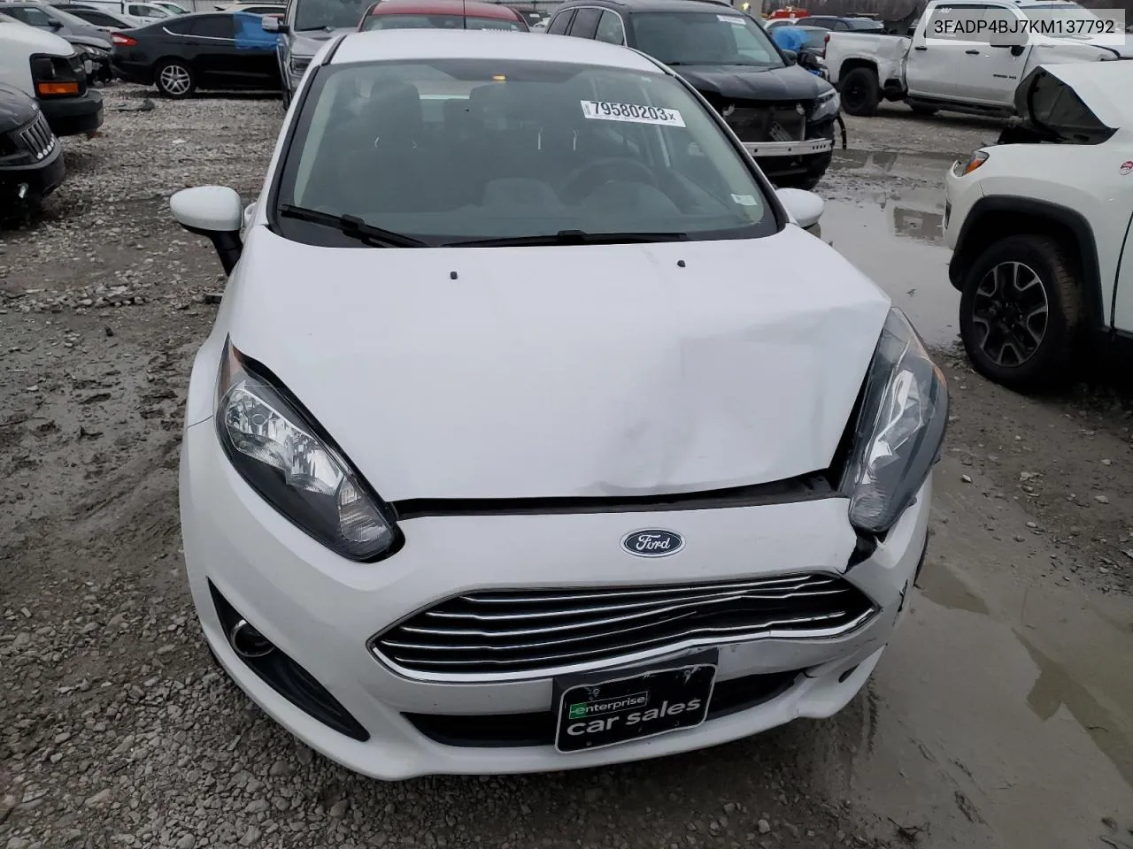 2019 Ford Fiesta Se VIN: 3FADP4BJ7KM137792 Lot: 79580203