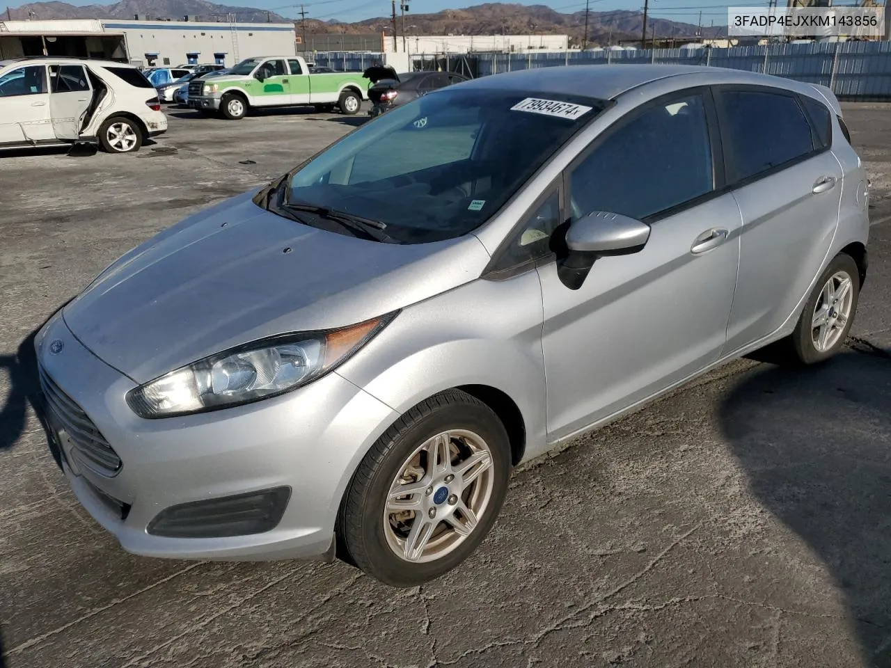 2019 Ford Fiesta Se VIN: 3FADP4EJXKM143856 Lot: 79934674