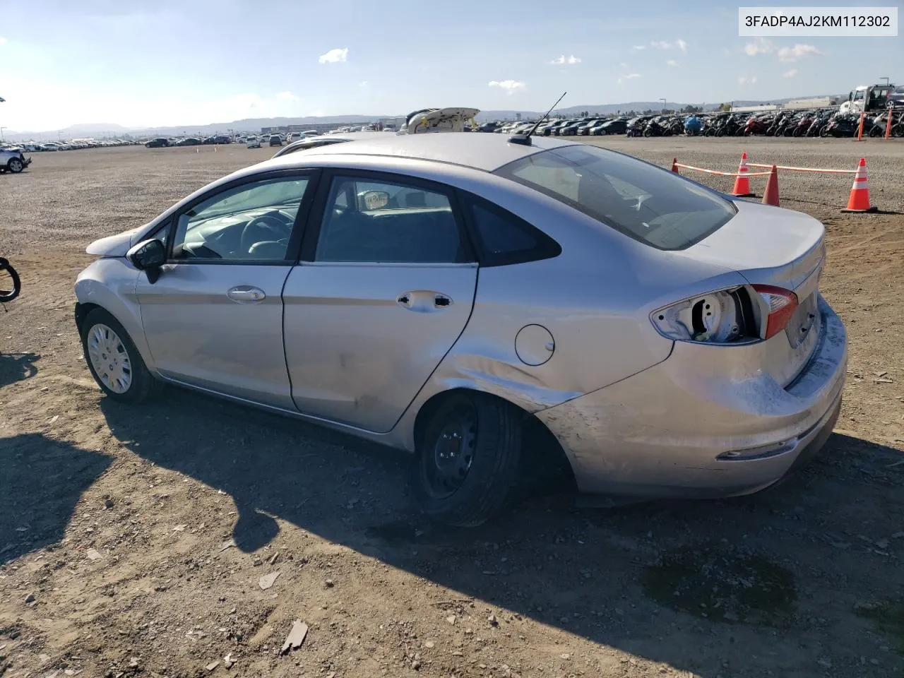 2019 Ford Fiesta S VIN: 3FADP4AJ2KM112302 Lot: 80162714