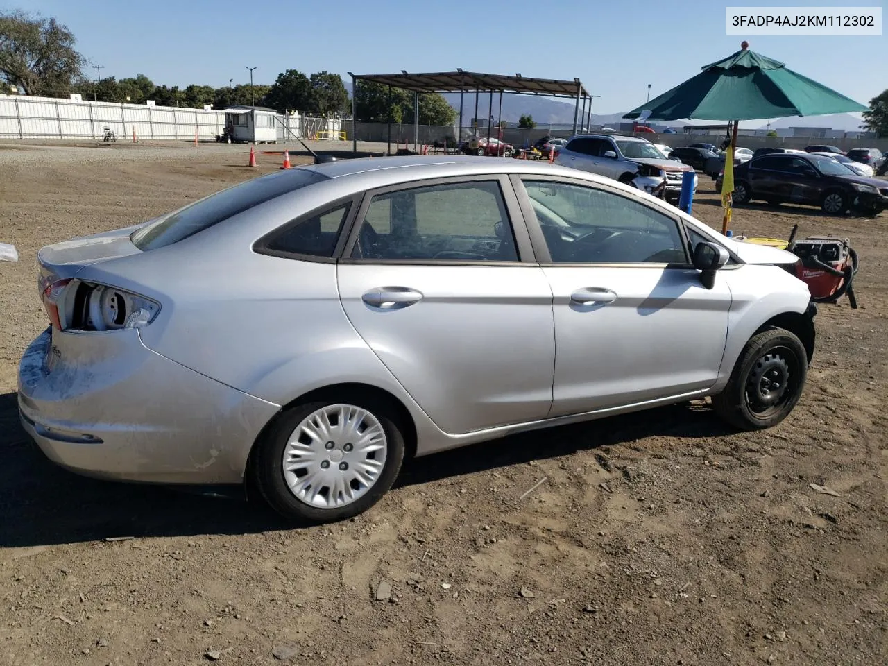 2019 Ford Fiesta S VIN: 3FADP4AJ2KM112302 Lot: 80162714