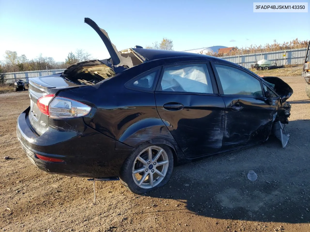 2019 Ford Fiesta Se VIN: 3FADP4BJ5KM143350 Lot: 80551404