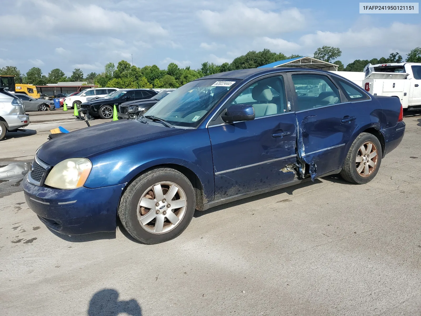 2005 Ford Five Hundred Sel VIN: 1FAFP24195G121151 Lot: 62022444