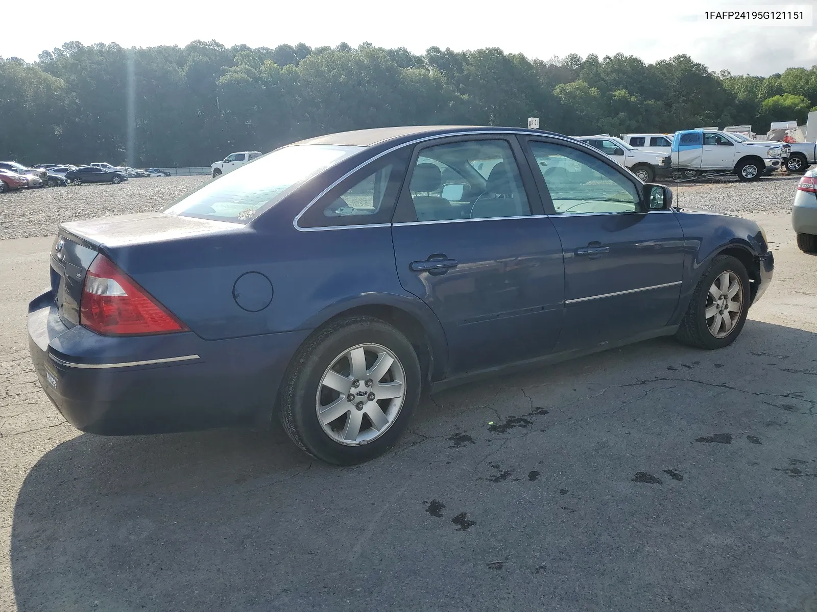 2005 Ford Five Hundred Sel VIN: 1FAFP24195G121151 Lot: 62022444