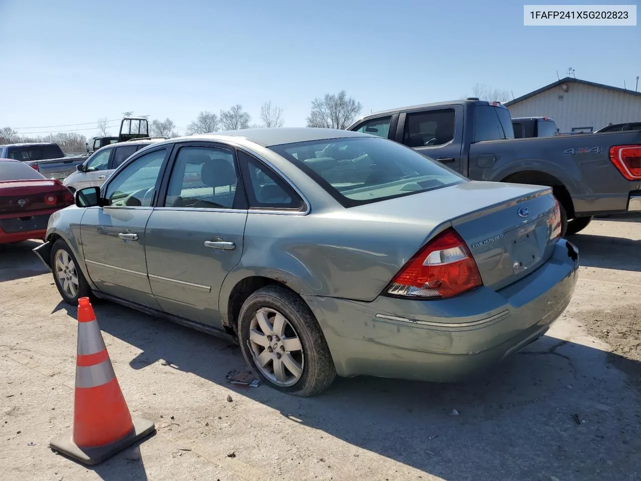 2005 Ford Five Hundred Sel VIN: 1FAFP241X5G202823 Lot: 68745894