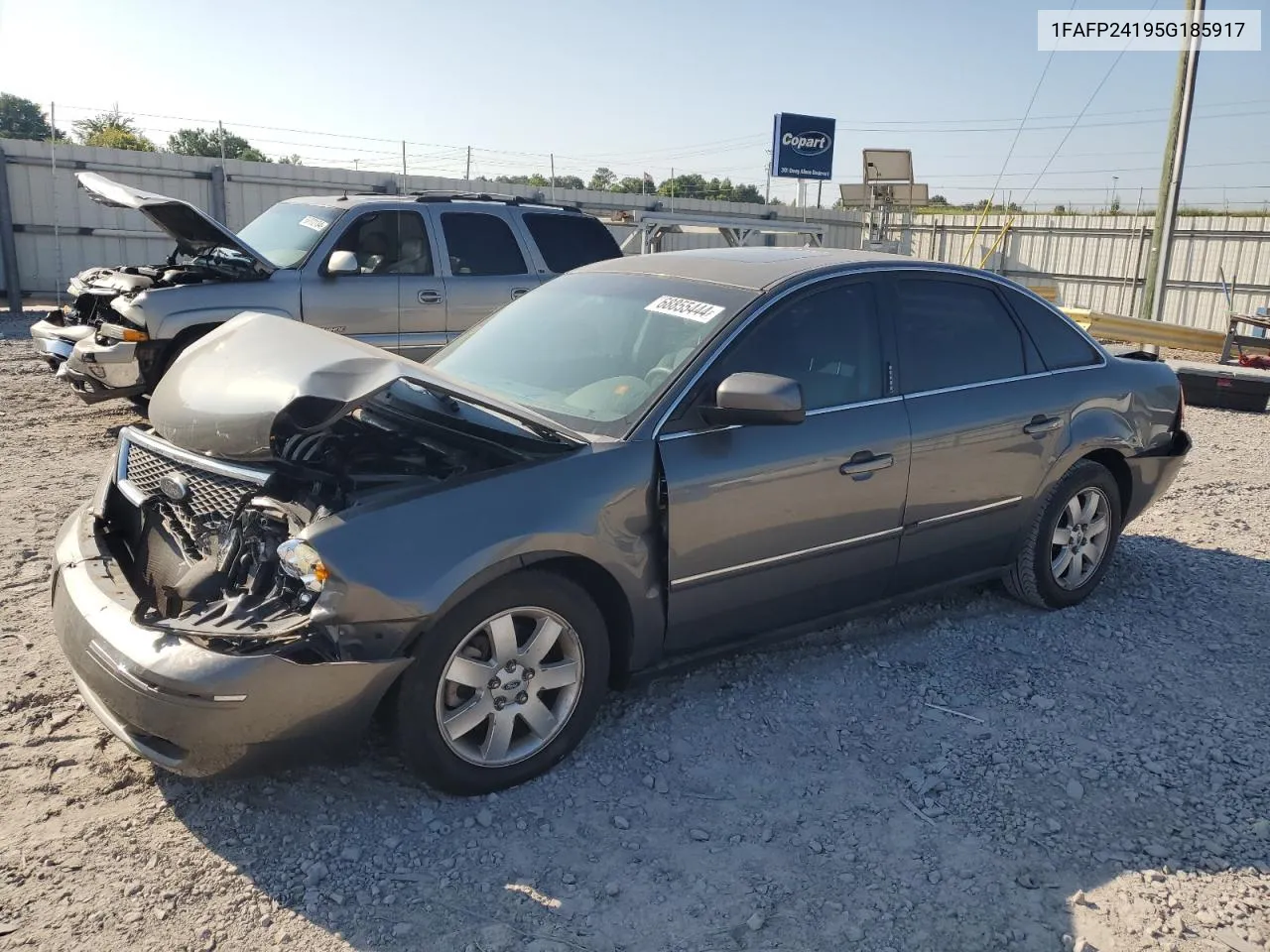 2005 Ford Five Hundred Sel VIN: 1FAFP24195G185917 Lot: 68855444