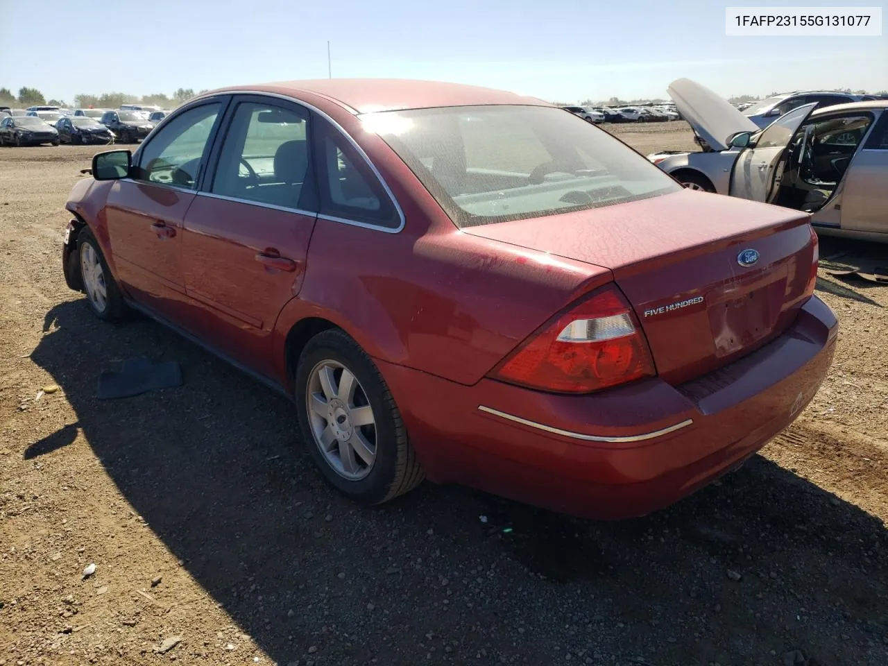 2005 Ford Five Hundred Se VIN: 1FAFP23155G131077 Lot: 69949264