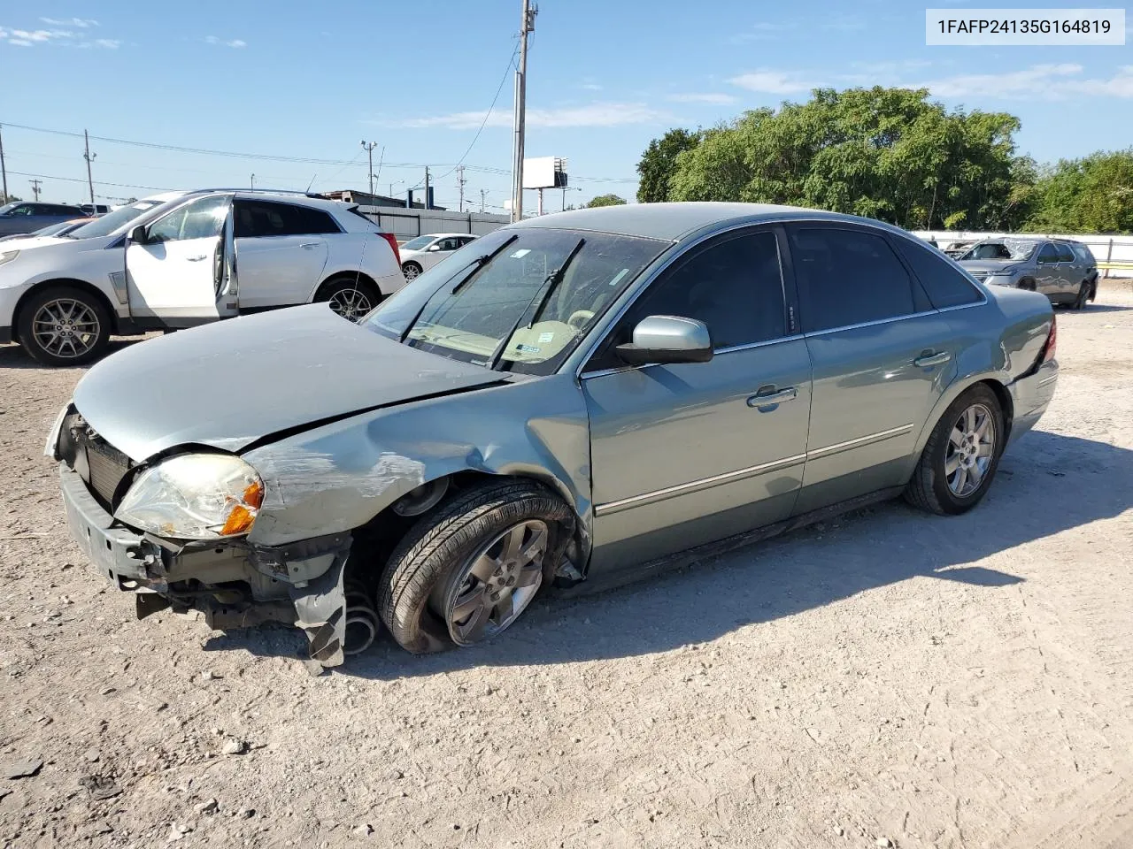 2005 Ford Five Hundred Sel VIN: 1FAFP24135G164819 Lot: 70092834