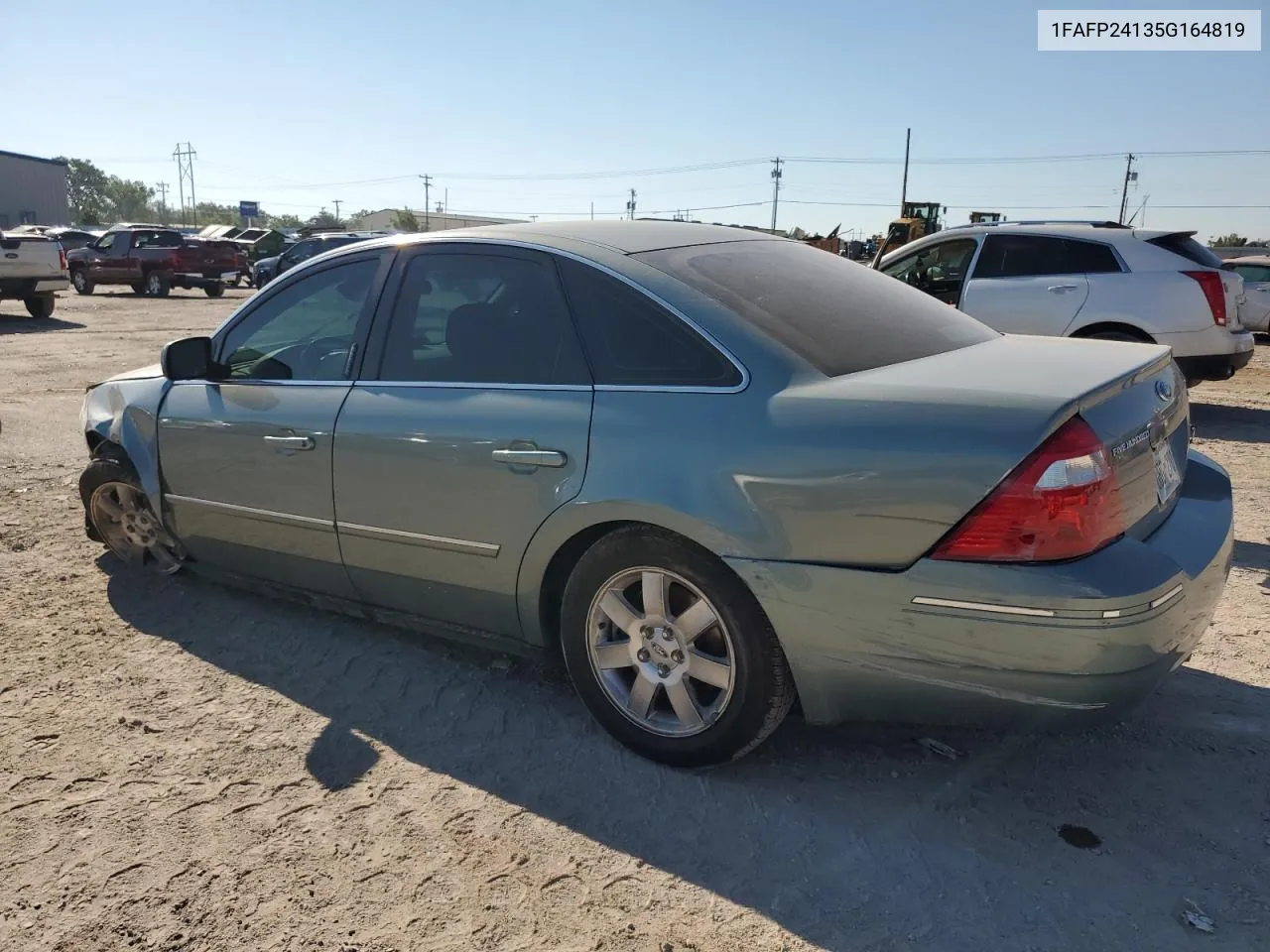 2005 Ford Five Hundred Sel VIN: 1FAFP24135G164819 Lot: 70092834