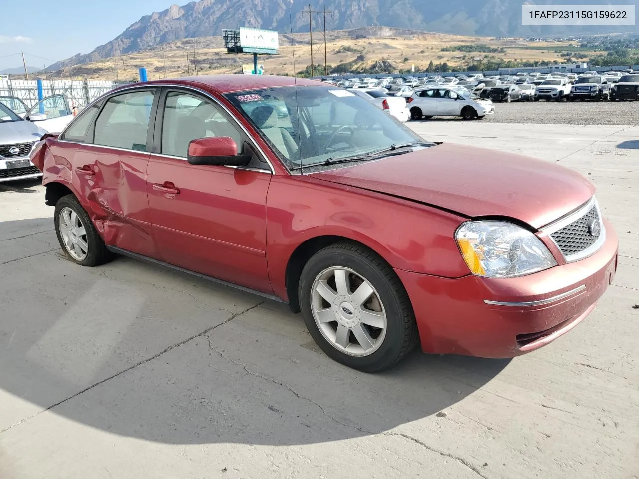 2005 Ford Five Hundred Se VIN: 1FAFP23115G159622 Lot: 70700344