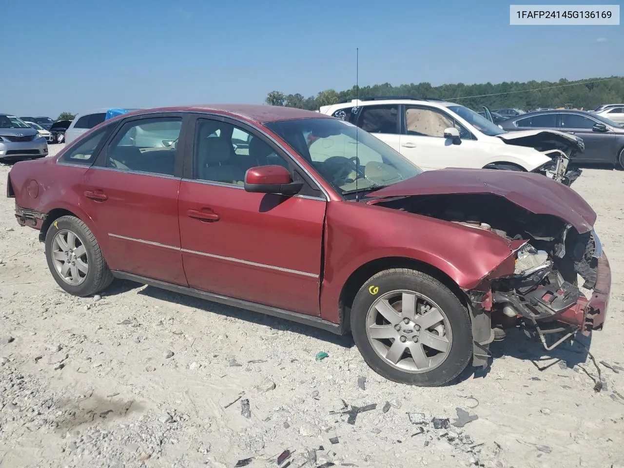 2005 Ford Five Hundred Sel VIN: 1FAFP24145G136169 Lot: 72263154