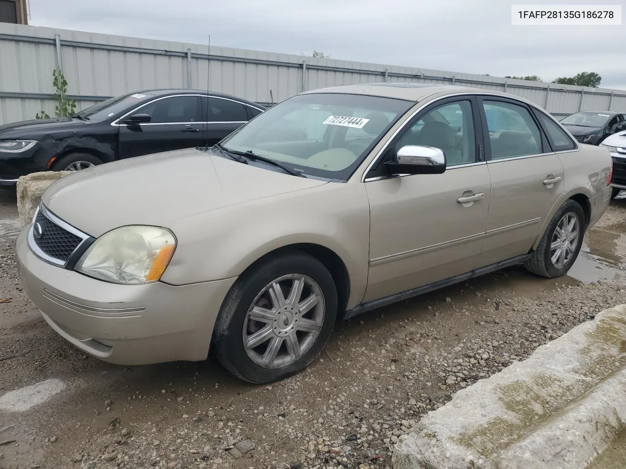 2005 Ford Five Hundred Limited VIN: 1FAFP28135G186278 Lot: 72727444