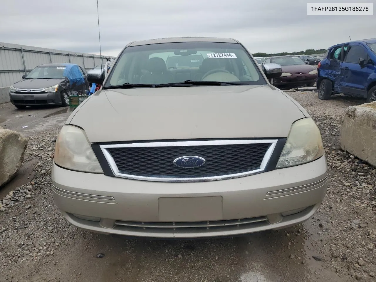 2005 Ford Five Hundred Limited VIN: 1FAFP28135G186278 Lot: 72727444