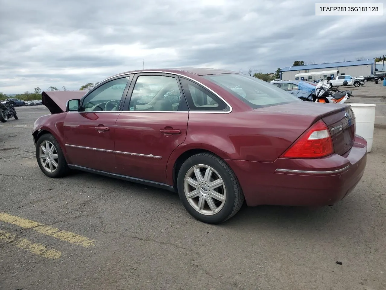 2005 Ford Five Hundred Limited VIN: 1FAFP28135G181128 Lot: 72882014