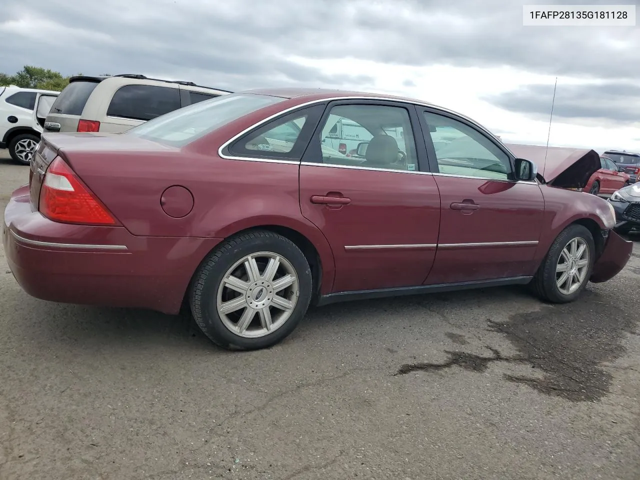 2005 Ford Five Hundred Limited VIN: 1FAFP28135G181128 Lot: 72882014