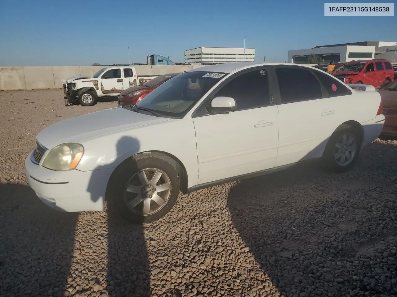 2005 Ford Five Hundred Se VIN: 1FAFP23115G148538 Lot: 73027814