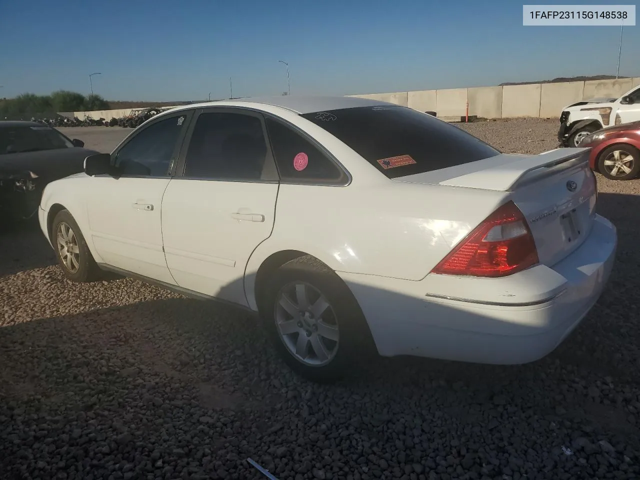 2005 Ford Five Hundred Se VIN: 1FAFP23115G148538 Lot: 73027814