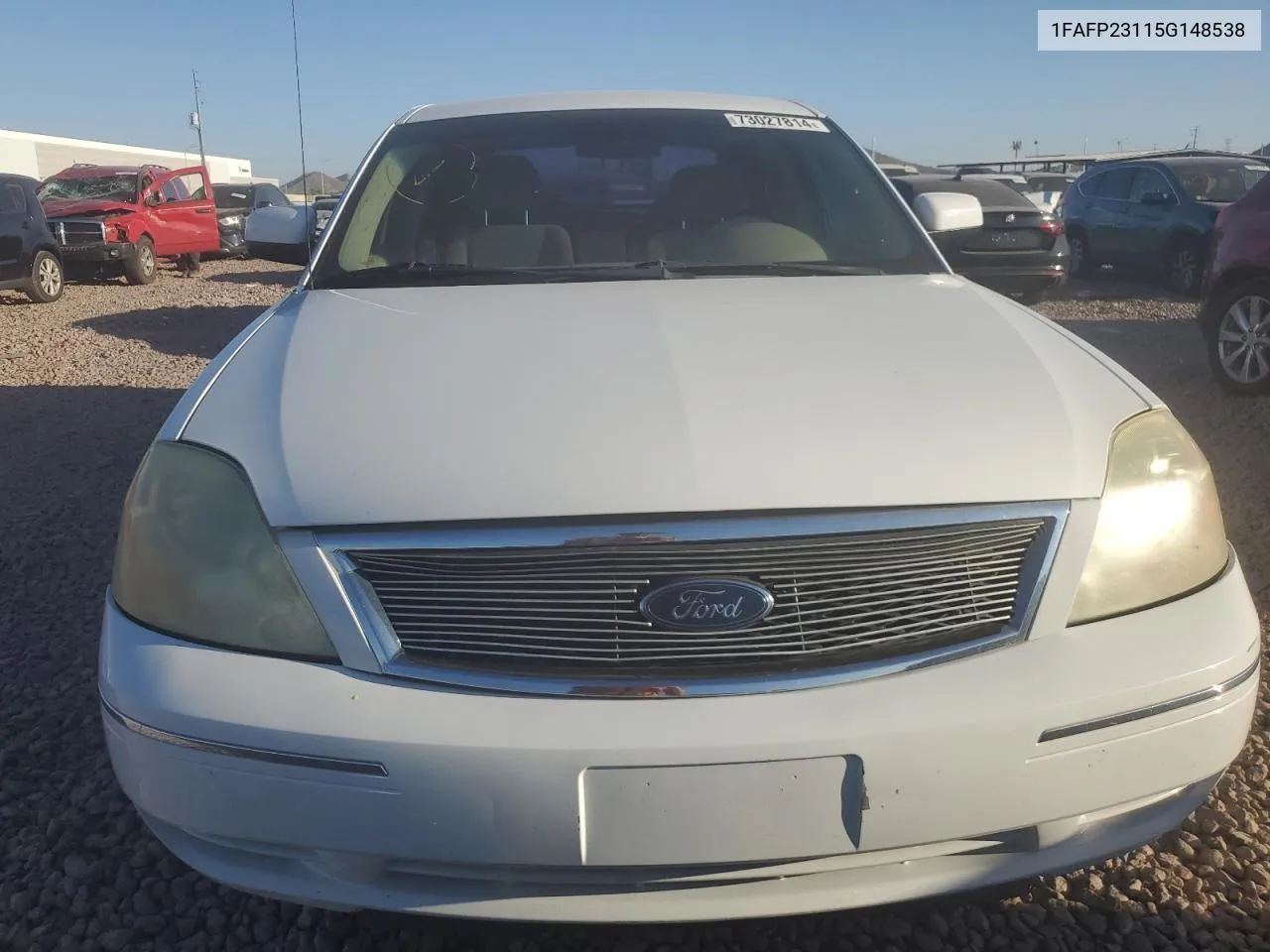 2005 Ford Five Hundred Se VIN: 1FAFP23115G148538 Lot: 73027814