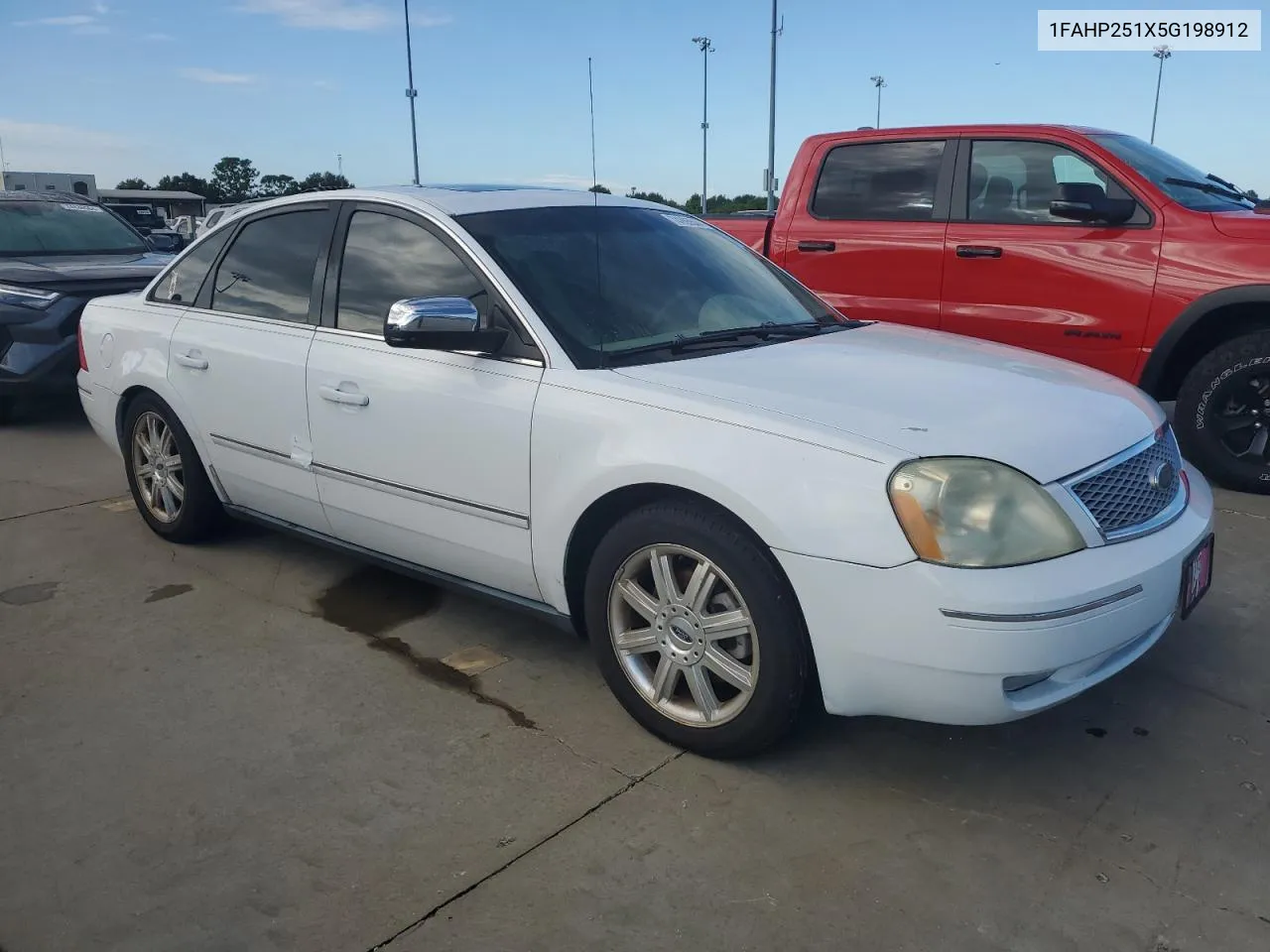 2005 Ford Five Hundred Limited VIN: 1FAHP251X5G198912 Lot: 74265544