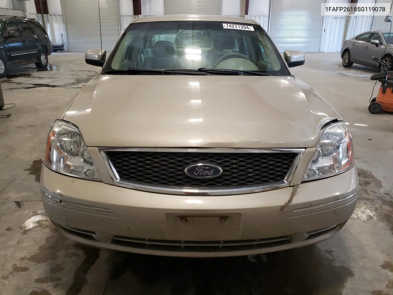 2005 Ford Five Hundred Se VIN: 1FAFP26185G119078 Lot: 74271394