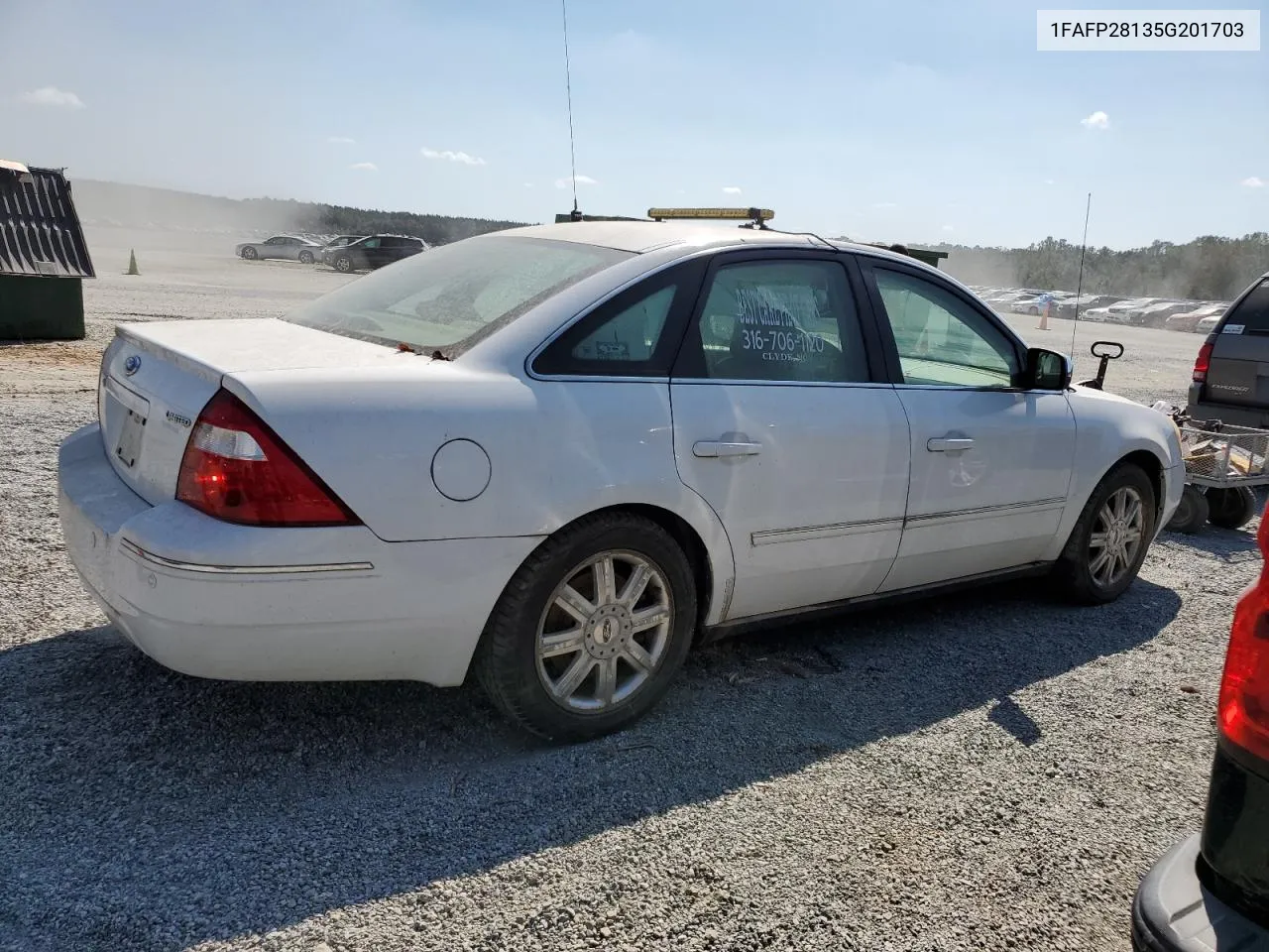 2005 Ford Five Hundred Limited VIN: 1FAFP28135G201703 Lot: 74421714