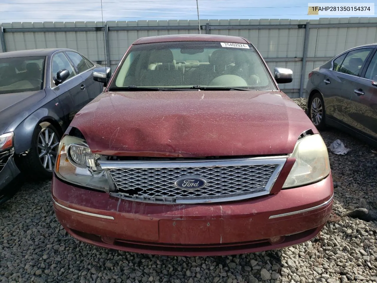 1FAHP28135G154374 2005 Ford Five Hundred Limited