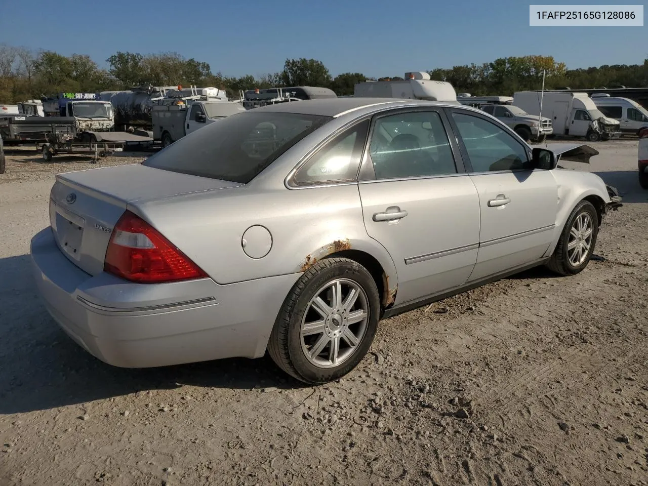 2005 Ford Five Hundred Limited VIN: 1FAFP25165G128086 Lot: 75576824