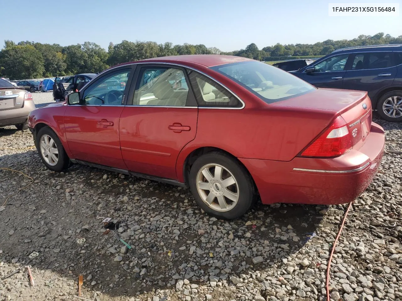 2005 Ford Five Hundred Se VIN: 1FAHP231X5G156484 Lot: 75717104