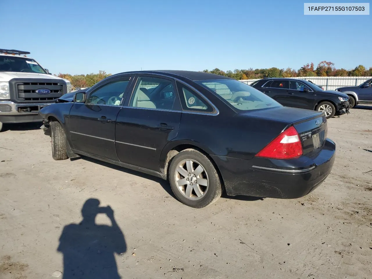 2005 Ford Five Hundred Sel VIN: 1FAFP27155G107503 Lot: 76580664