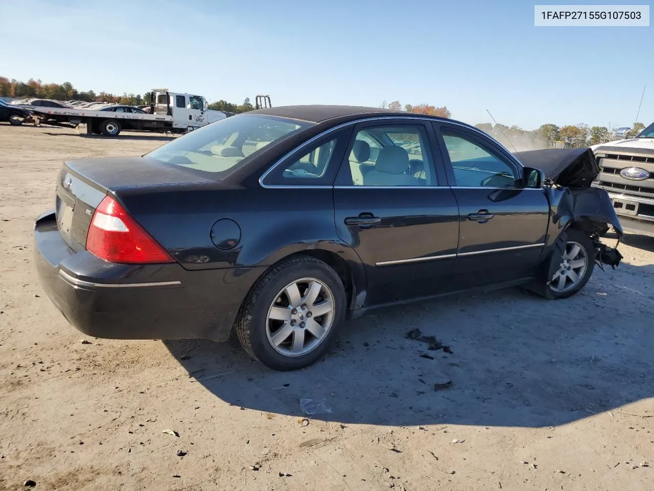 2005 Ford Five Hundred Sel VIN: 1FAFP27155G107503 Lot: 76580664