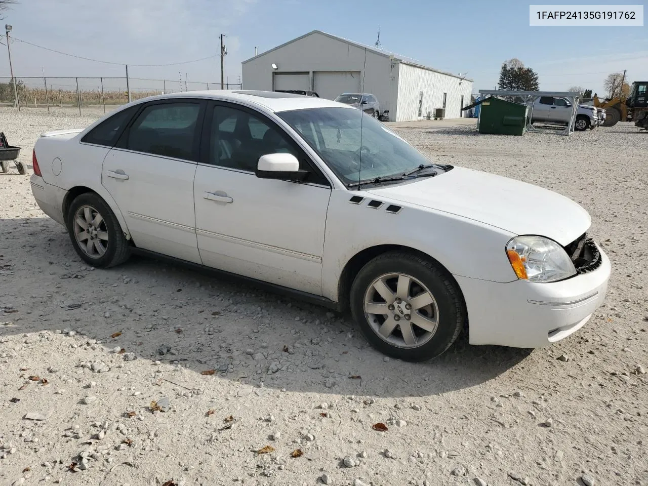 2005 Ford Five Hundred Sel VIN: 1FAFP24135G191762 Lot: 77334394