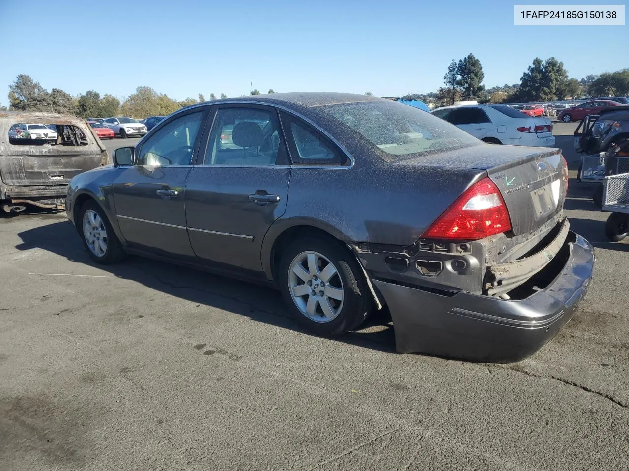 2005 Ford Five Hundred Sel VIN: 1FAFP24185G150138 Lot: 78532624