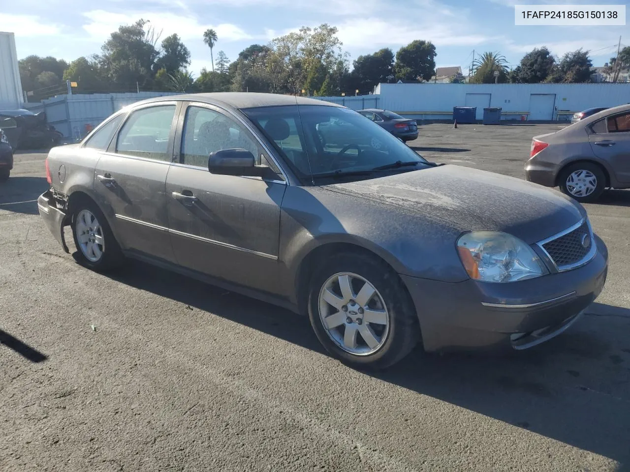 2005 Ford Five Hundred Sel VIN: 1FAFP24185G150138 Lot: 78532624