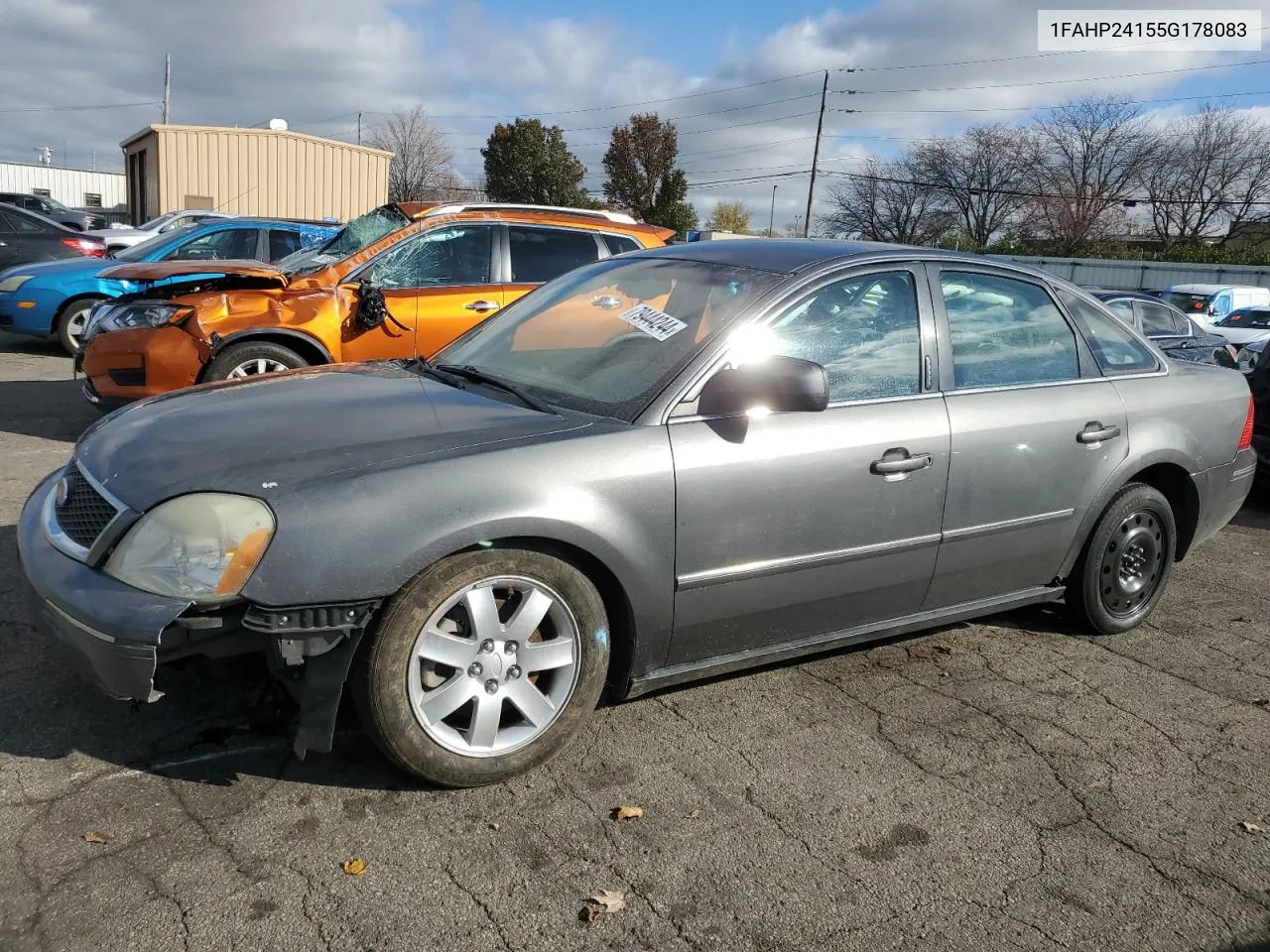 2005 Ford Five Hundred Sel VIN: 1FAHP24155G178083 Lot: 79444244