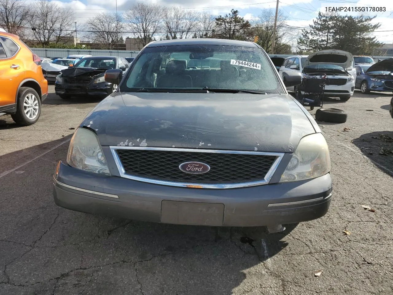 2005 Ford Five Hundred Sel VIN: 1FAHP24155G178083 Lot: 79444244