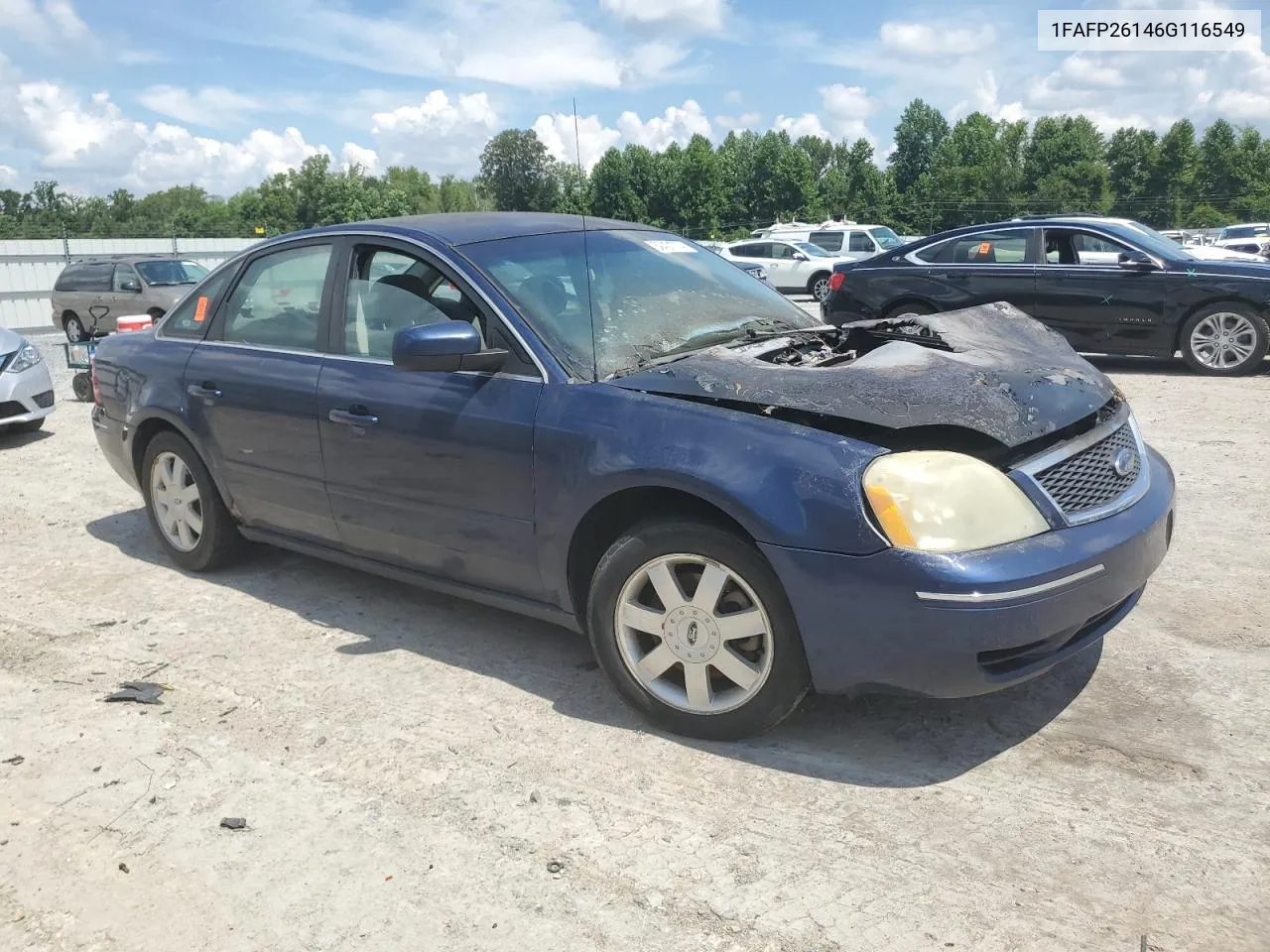 2006 Ford Five Hundred Se VIN: 1FAFP26146G116549 Lot: 62401774