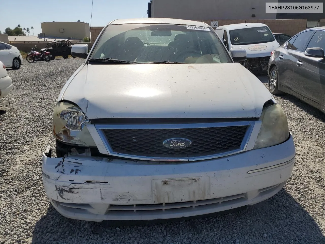 1FAHP23106G163977 2006 Ford Five Hundred Se