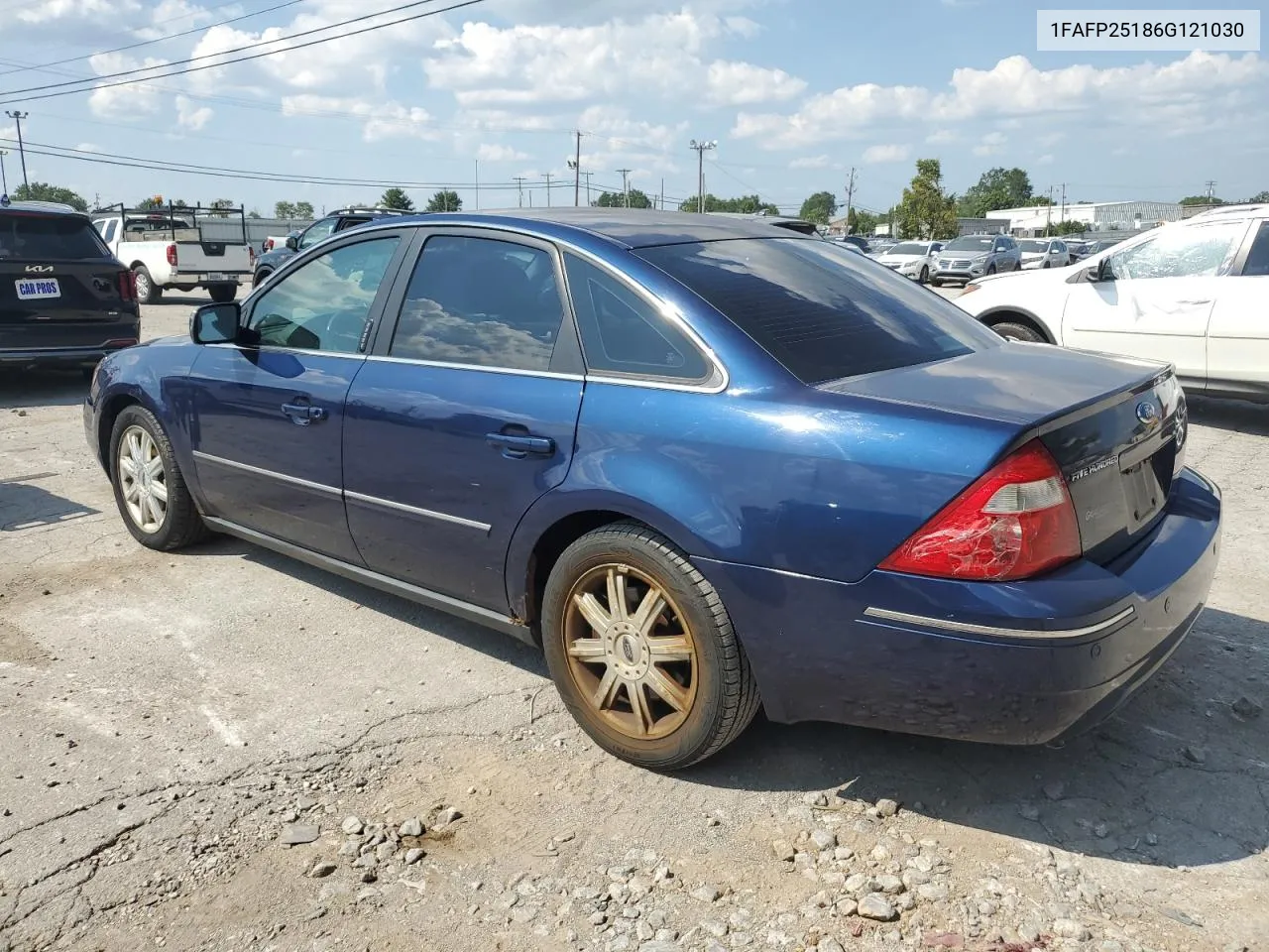 2006 Ford Five Hundred Limited VIN: 1FAFP25186G121030 Lot: 68727474