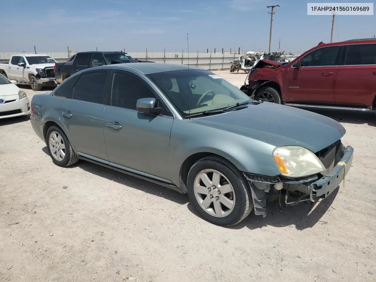 2006 Ford Five Hundred Sel VIN: 1FAHP24156G169689 Lot: 71035144