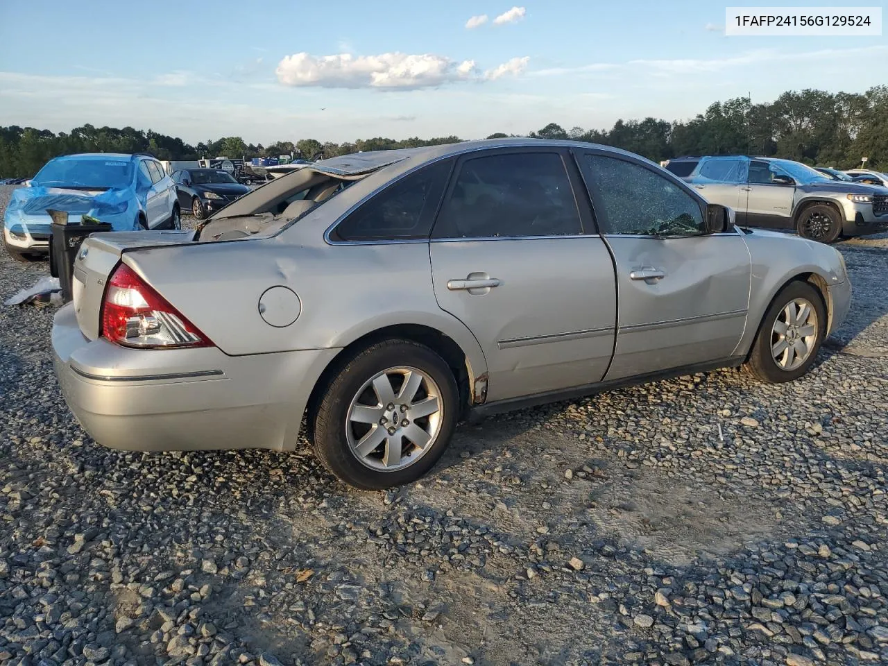 2006 Ford Five Hundred Sel VIN: 1FAFP24156G129524 Lot: 73710504