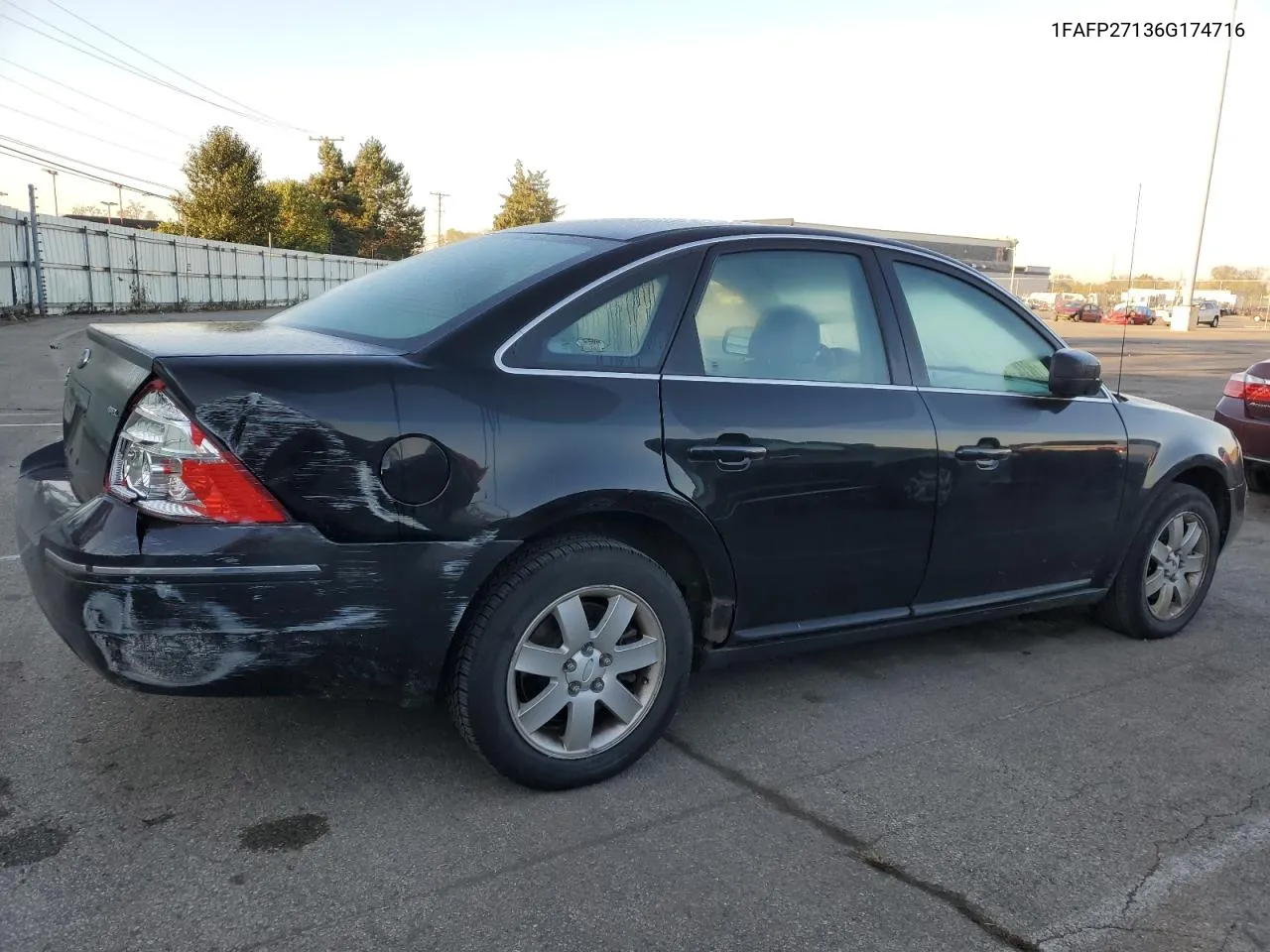 2006 Ford Five Hundred Sel VIN: 1FAFP27136G174716 Lot: 76389154