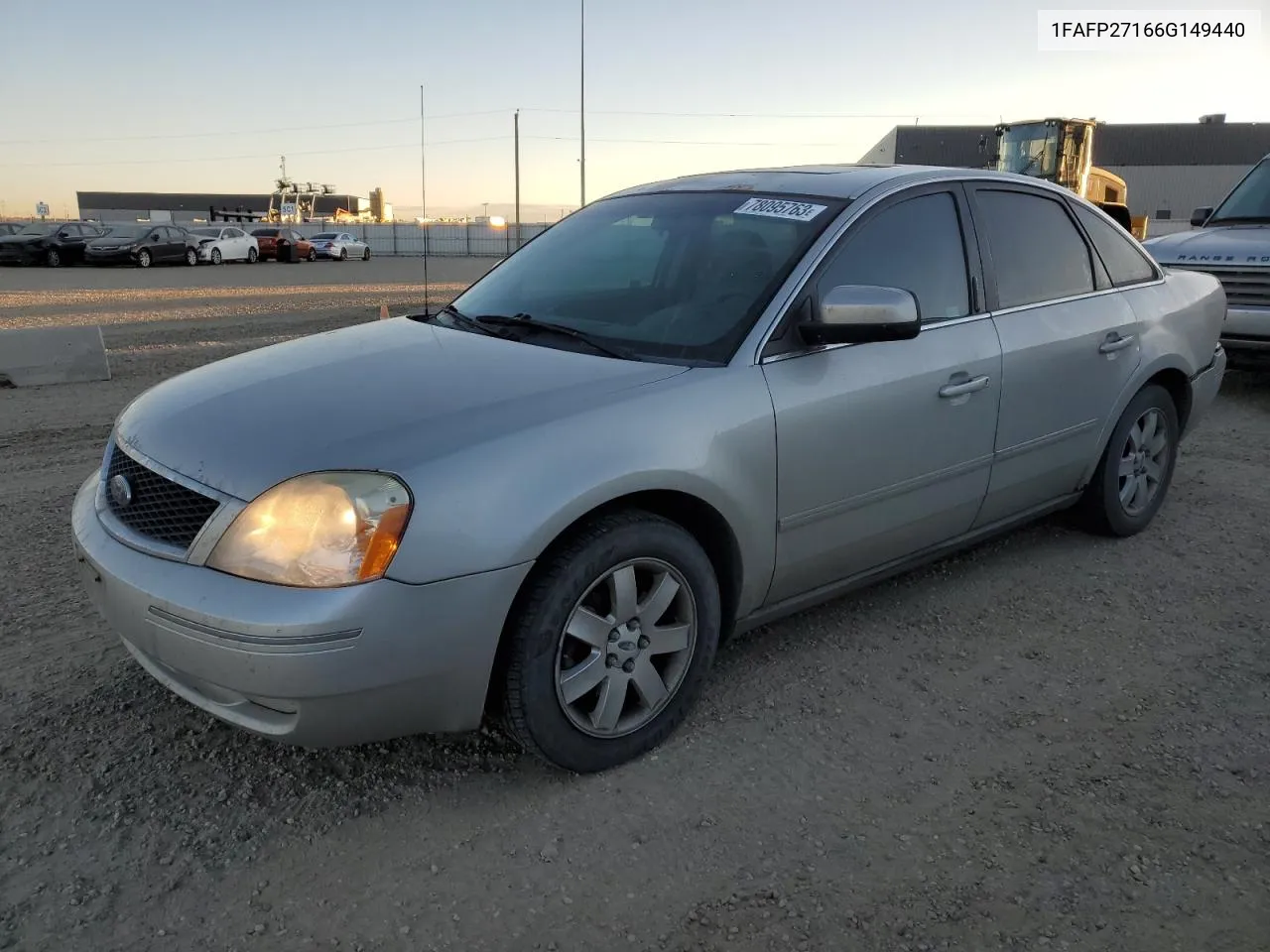 2006 Ford Five Hundred Sel VIN: 1FAFP27166G149440 Lot: 78095763