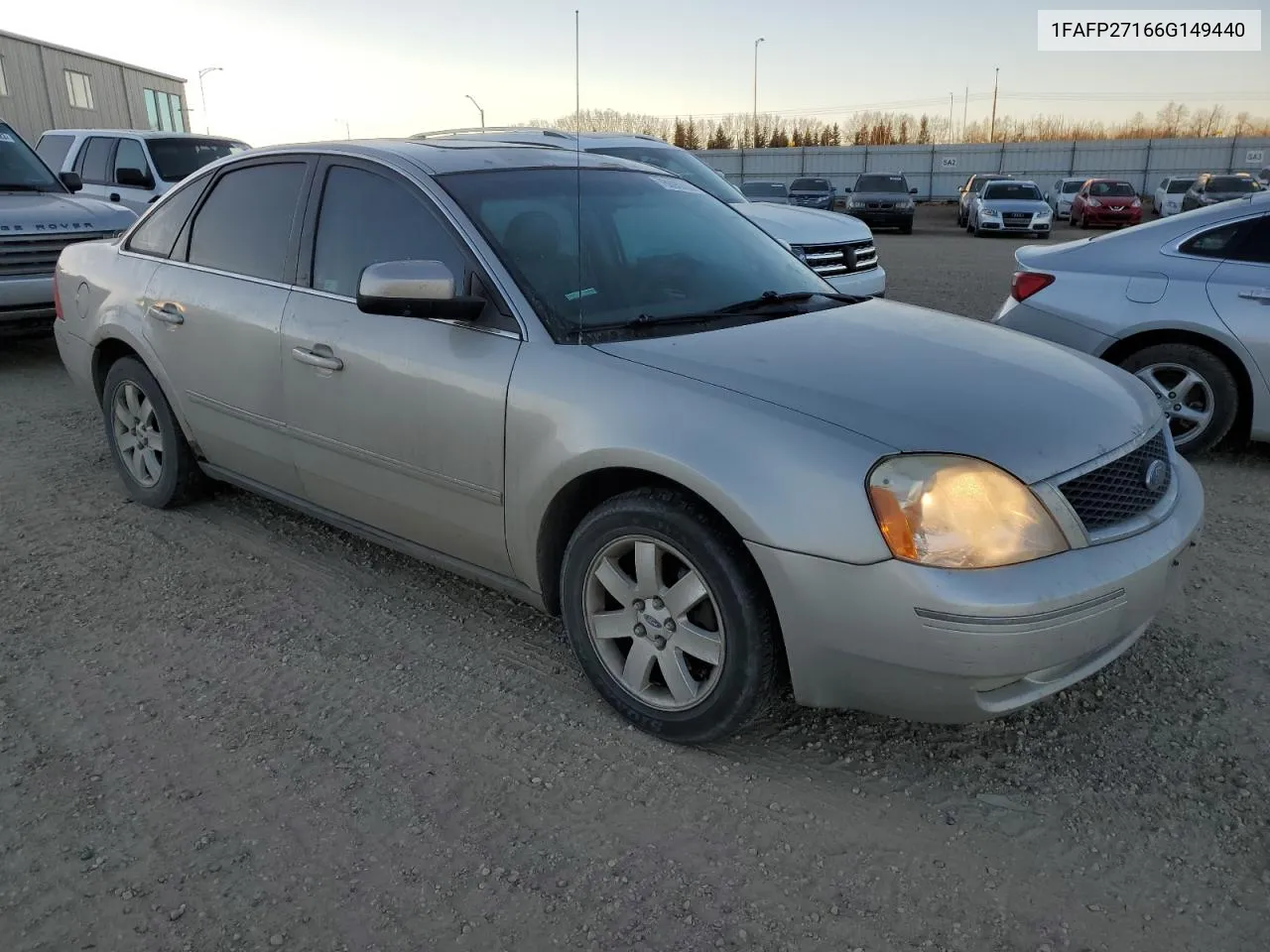 2006 Ford Five Hundred Sel VIN: 1FAFP27166G149440 Lot: 78095763