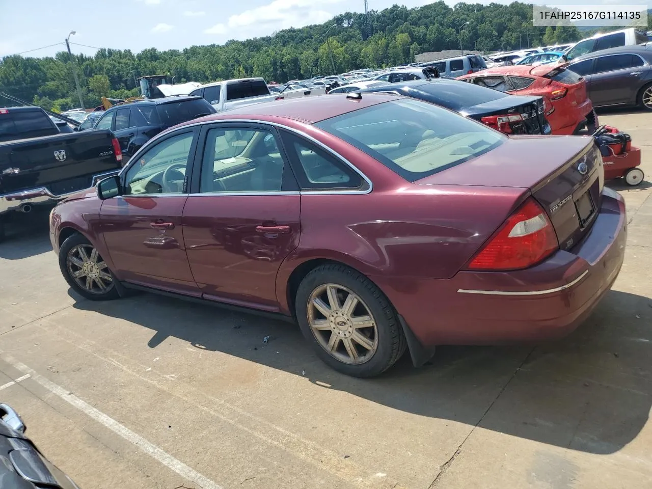 2007 Ford Five Hundred Limited VIN: 1FAHP25167G114135 Lot: 66188774