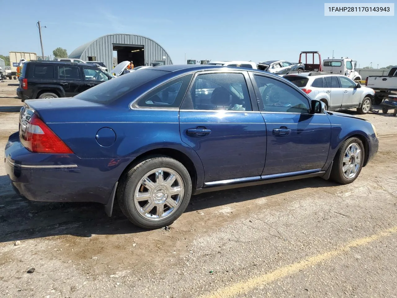 1FAHP28117G143943 2007 Ford Five Hundred Limited