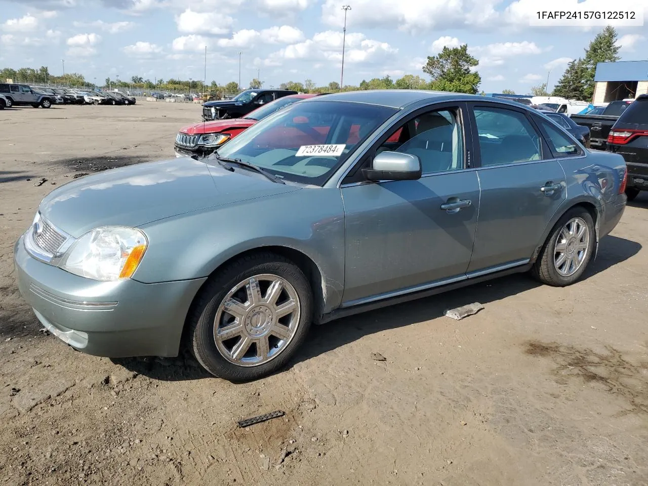 2007 Ford Five Hundred Sel VIN: 1FAFP24157G122512 Lot: 72378484